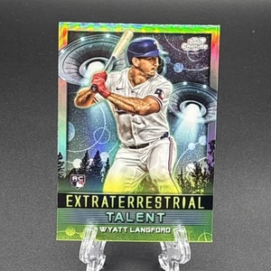 2024 Topps Cosmic Chrome Extraterrestrial Wyatt Langford Rookie Card A00706 - Picture 1 of 2