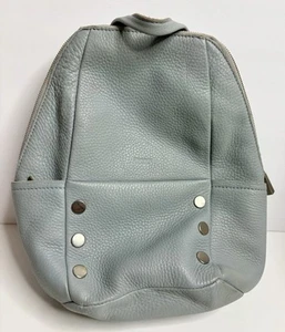 Hammitt Hunter Medium Backpack Bag Blue Natural Nubuck Leather Los Angeles Rare - Picture 1 of 11