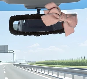 Bow Car Rear view Mirror Pink Bow  - Bild 1 von 4