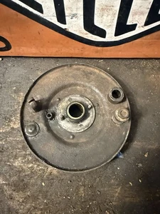 Harley OEM VL VLD Big Twin Flathead Front Brake Drum Side Backing Plate 246h - Bild 1 von 15