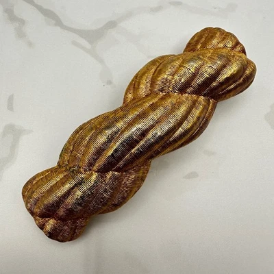 Vintage Gold-Tone Twisted Rope French Fashion Classic Hair Barrette Clip - Image 1 of 4