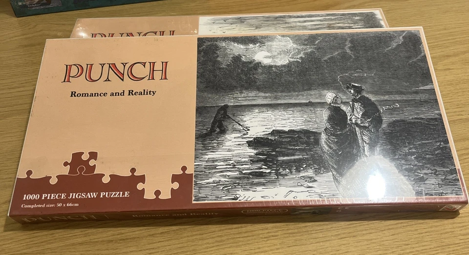 Rare PUNCH Jigsaw Puzzle Romance & Reality 1000 pieces number 10457 New Sealed  - Image 1 of 1
