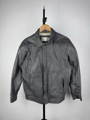 Vintage 90s Avant Garde Leather Leonardo Biker MOTO Jacket Men’s M / 50 Size - Image 1 of 4