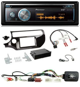 Pioneer Lenkrad DAB USB CD Bluetooth Autoradio für Kia Rio UB ab 03/2015 piano s - Bild 1 von 10