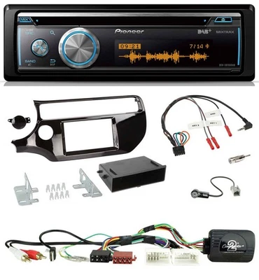 Pioneer Lenkrad DAB USB CD Bluetooth Autoradio für Kia Rio UB ab 03/2015 piano s - Bild 1 von 4