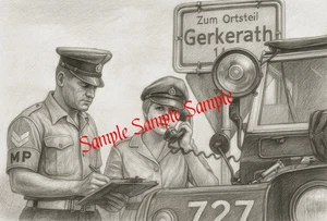 Britische Armee BAOR Britische Armee des Rheins A4 Fotodruck.  - Bild 1 von 1