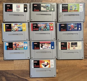 10 Stk. - Super Nintendo SNES - Konvolut -  BUNDLE - Sammlung - Bild 1 von 2