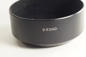 MINOLTA D52ND Metal Lens Hood 52mm Screw-In for MC 55mm F1.7 Lens - Picture 1 of 4