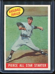 1959 Topps Baseball # 466 Pierce All Star Starter (NM) Near Mint - Picture 1 of 2