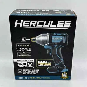 Llave de impacto HERCULES 20V sin escobillas 1/2", solo herramienta, HCB4B2 - Imagen 1 de 1