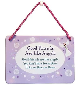 PLACAS COLGANTES - GOOD FRIENDS ARE LIKE ANGELS (HeartWarmer) - Imagen 1 de 1