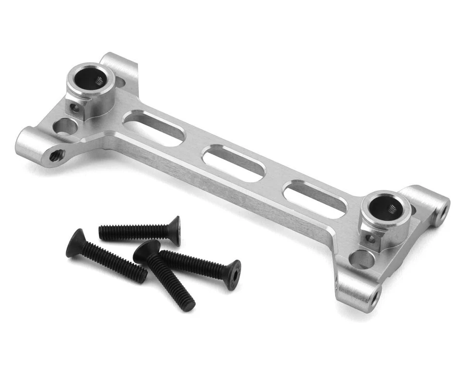 Treal Hobby Axial SCX6 Aluminio Chasis Trasero/Torre de Amortiguador Soporte (Plateado) Foto 1 de 1