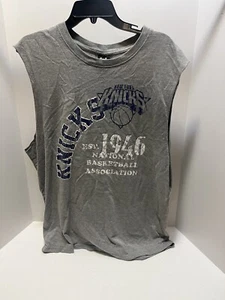 Camiseta sin mangas New York Knicks NBA para hombre talla XL Ultra juego - Imagen 1 de 6