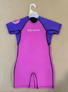 Body Glove Kindergröße: Large Springsuit Neoprenanzug rosa violett Reißverschluss!! Neu mit Etikett - Bild 1 von 3