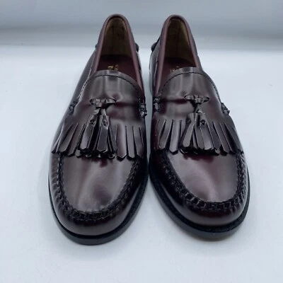 GH Bass Weejuns Esther Loafers Womens 10M Leather Black White Tassels Boho NWOB - Image 1 of 4