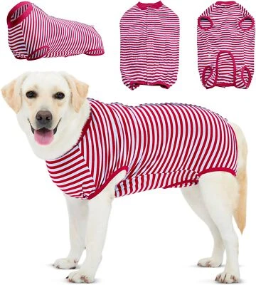 LovinPet Dog Clothes Recovery Shirt Bodysuit Short Leg Pajamas pjs For Large Dog - Image 1 of 4