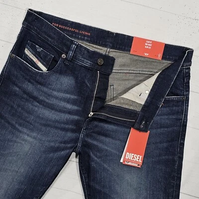 ⭐ Diesel 2019 D-strukt 09F54 slim fit vintage aged stretch denim jeans W34 L32 - Image 1 of 4