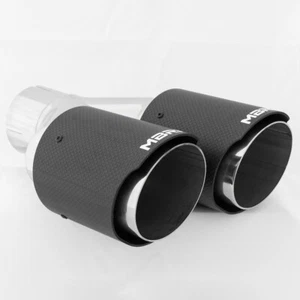 MBRP T5171CF Carbon Staggered Dual Wall Round 2.5 inch Universal Fit Exhaust Tip - Picture 1 of 6