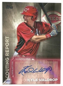 2016 TOPPS BASEBALL - KYLE WALDROP - SCOUTING REPORT AUTO - REDS - SRA-KW - Bild 1 von 1