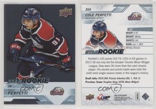 2018-19 Upper Deck CHL Star Rookies Silver Cole Perfetti #354