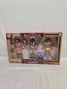 WWE Mattel Elite Rock, Rocky Johnson, Peter Maivia WWE Generations Legacy 3-Pack - Picture 1 of 2