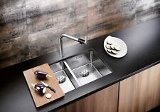 Blanco ANDANO Undermount LH Bowl St/St Sink with Jamia twin lever mixer Tap