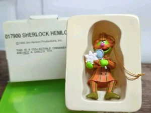 1993 Jim Henson Sherlock Hemlock Sesame Street Muppet Christmas Ornament - Picture 1 of 8