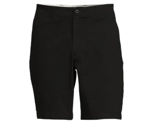 Nuevos pantalones cortos para hombre George por encima de la rodilla talla 44 negros planos con cremallera frontal mosca de mediana altura - Imagen 1 de 5