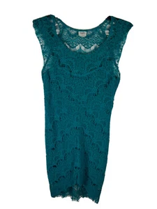 Vestido sin mangas Free People Intimately Peekaboo de encaje verde azulado azul mediano - Imagen 1 de 12