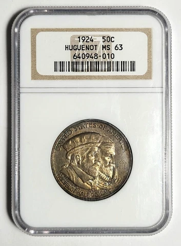 1924 P NGC MS-63 HUGUENOT Cover