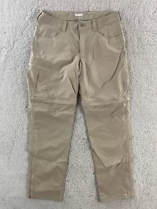 Marmot Mens 32x32 Convertible Zip Off Pants Hiking Shorts Pants Nylon Stretch - Picture 1 of 14