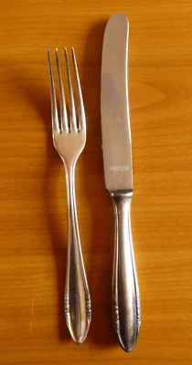 BSF - Dessert Besteck - Mod. 89 - Früchte -  Silber 90 - 6 Pers. - 12 Teile - Bild 1 von 4