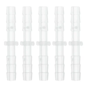 5 Pcs Plastic Hose Barb Fitting 5/32" Stright Barb Hose Connector Clear PP - Picture 1 of 7