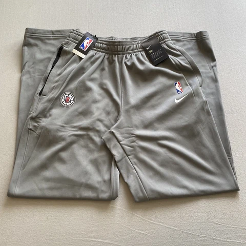 Nike NBA LA Clippers Player Issue Warm Up Pants Sz M Tall AV1688-002 AUTHENTIC Cover