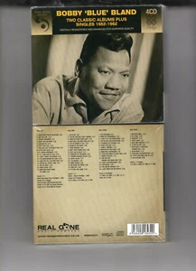 BOBBY BLUE BLAND - TWO CLASSIC ALBUMS PLUS SINGLES 1952-62 (4CD) NEW 61 TRACKS - Imagen 1 de 1