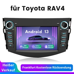 Carplay Android 13 Autoradio Für Toyota RAV4 2006-2012 GPS Navi BT WIFI DAB+ SWC - Bild 1 von 14