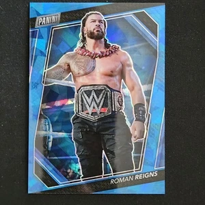 2023 National Convention VIP Gold Pack ROMAN REIGNS Blue Sparkle Prizm /149 #61 - Picture 1 of 2