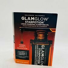 GLAMGLOW STARPOTION Liquid Charcoal Clarifying Oil - 4ml /.13oz - NEW  