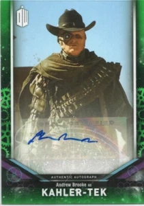 ANDREW BROOKE Autograph trading card- DOCTOR WHO Signature Series 2018 #3/50 - Picture 1 of 2