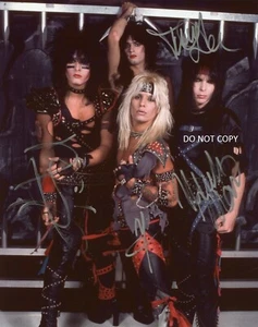 MOTLEY CRUE - FULL BAND Signed 8x10 Autographed Reprint Photo !! - Picture 1 of 1