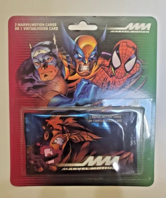 Fleer/Skybox Marvel 1996 movimiento/tarjeta de visión virtual holograma paquete blister Foto 1 de 2