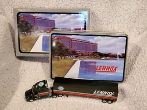2003 Lennox Exclusive Freightliner Tractor Trailer 1:64 Scale Die Cast in Tin  - Picture 1 of 12