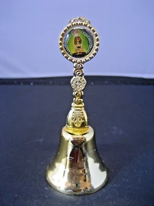 PAGO PAGO AMERICAN SAMOA souvenirs miniature gold metal bell - Picture 1 of 5