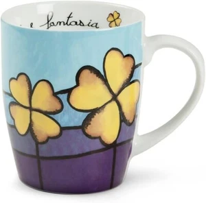 Tazza Mug EGAN Porcellana Pane Amore e Fantasia + Diffusore e coperchio -CELESTE - Foto 1 di 3