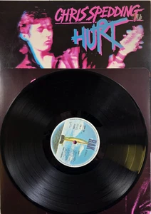 Chris Spedding Hurt LP Album vinyl record 1977 classic rock on RAK With Inner - Picture 1 of 14