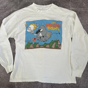 Men's Vintage 90's Colorado Buffaloes CU Buffs Orange Brawl Bowl T Shirt Sz XL - Picture 1 of 4