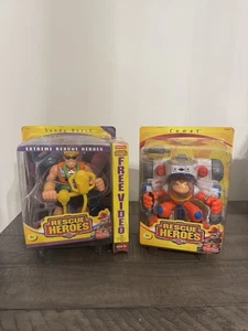 2000 Fisher-Price Extreme Rescue Heroes Sandstrand und Komet mit VHS versiegelt Neu im Karton - Bild 1 von 7