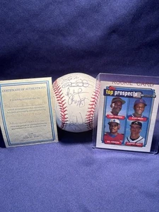 2003 Atlanta Braves Partial Team Signed Baseball 20 Signatures Chipper Jones ++ - Picture 1 of 11