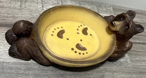 Jabonera Brown Bear apenas funcional colección cabina vida silvestre bandeja baratija - Imagen 1 de 7