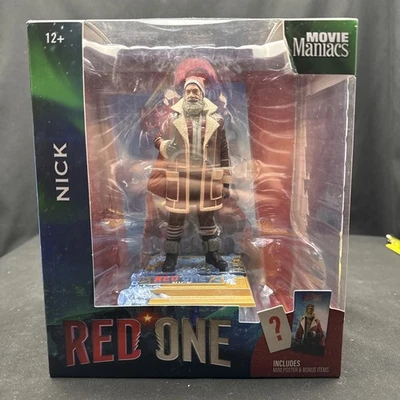 McFarlane Toys JK Dobbins "Red One" Movie Maniacs "Nick" Santa Figure LTD NIB! - Image 1 of 4